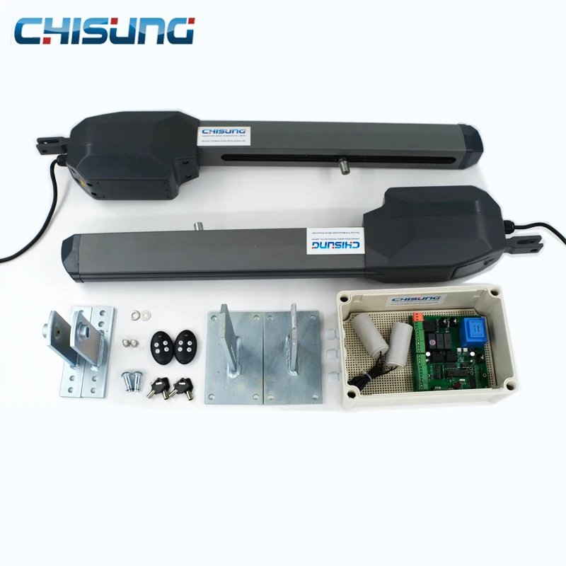 

Chisung AC220V Automatic Door Operators Linear Actuator Swing Gate Opener AC110V 220V with remote control