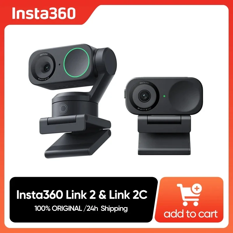 **4K HDLink 2 AI PTZ Webcam** Smart Tracking, Gesture Control, HDR + AI Noise-Canceling Mic for Streaming & Meetings
