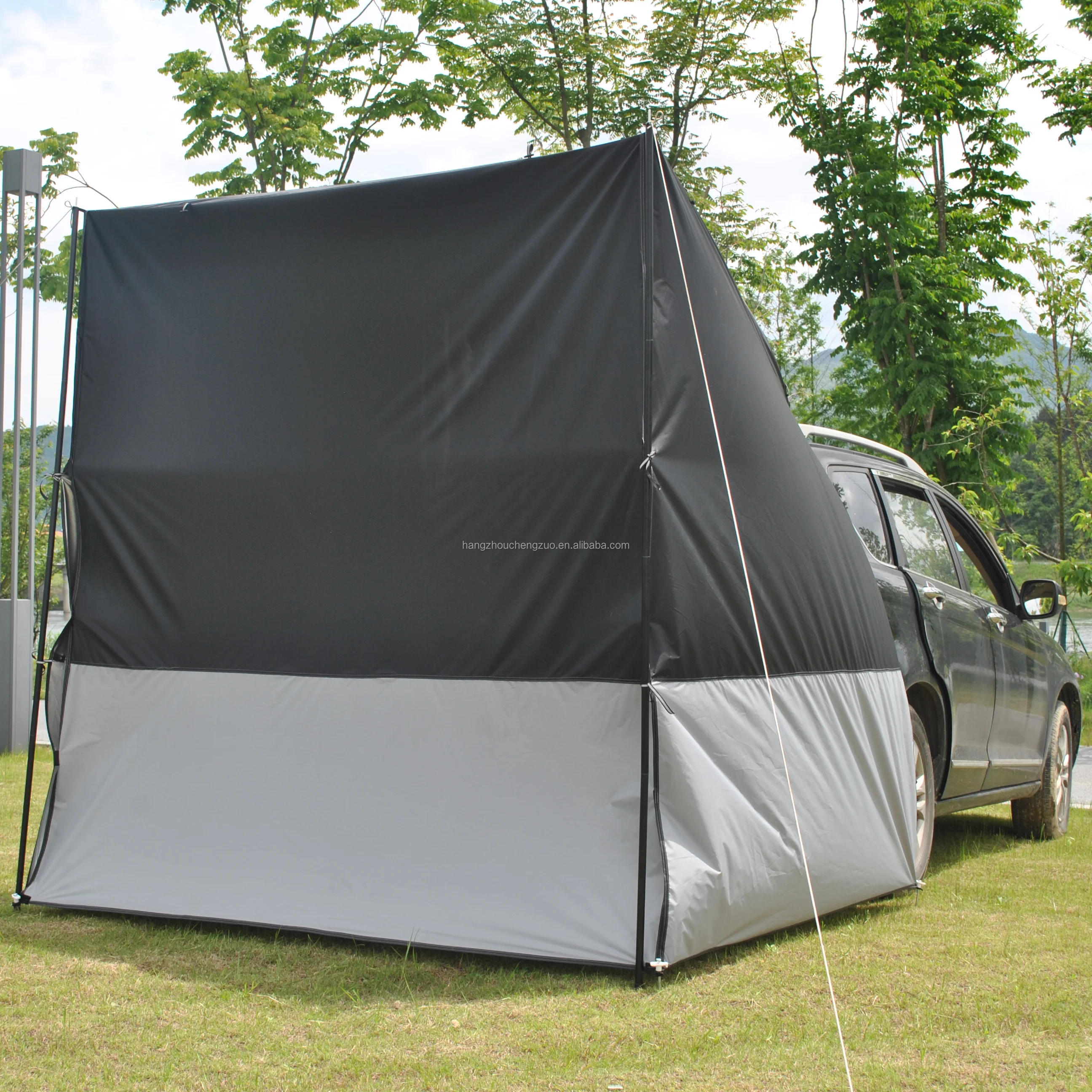 

SUV tailgate tent with three-sided awning and transmission, mosquito net, hatchback tent, universal 3-1 trunk tent
