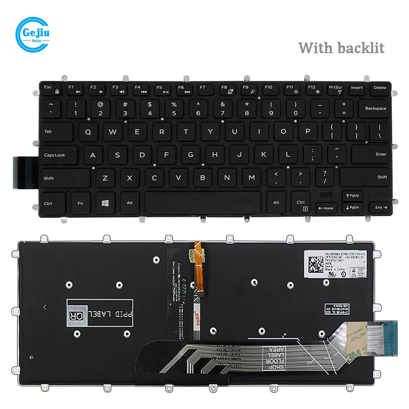 New Original Laptop Keyboard For Dell 7560 7460 7466 7572 7467 7378 7569 7579 7368 5580