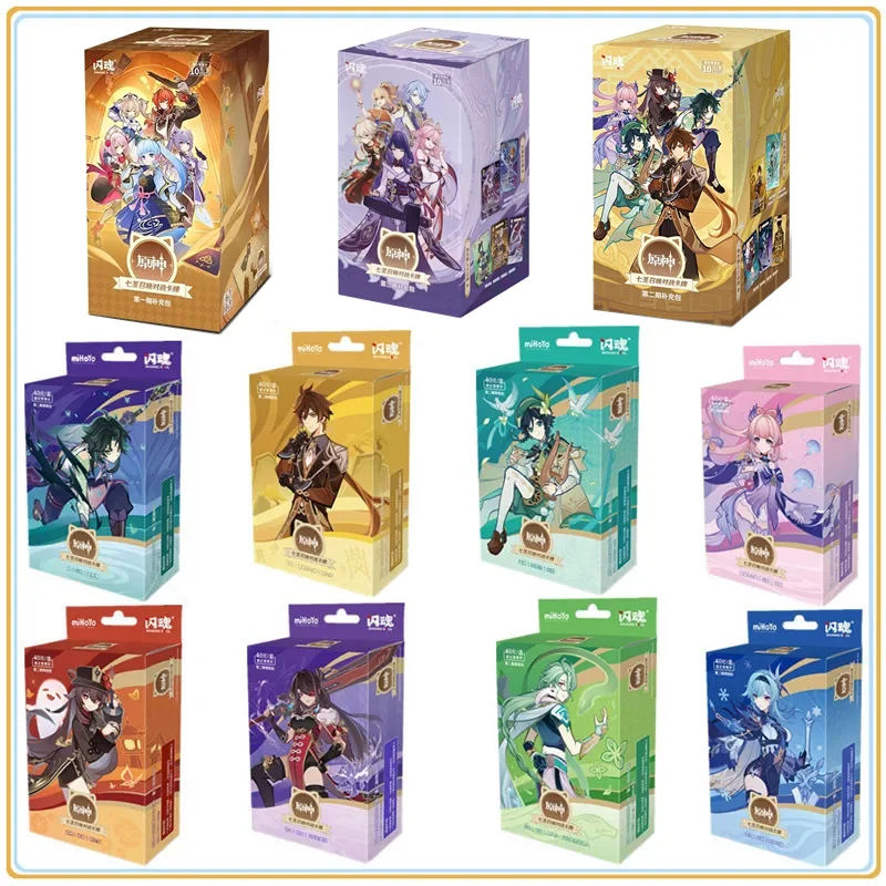 

SHINING SOUL оригинальная ударная карта Genshin, предварительно упакованная The Seven Holy Summons TCG, боевая карта, коллекционные карты для косплея, игрушки, подарок