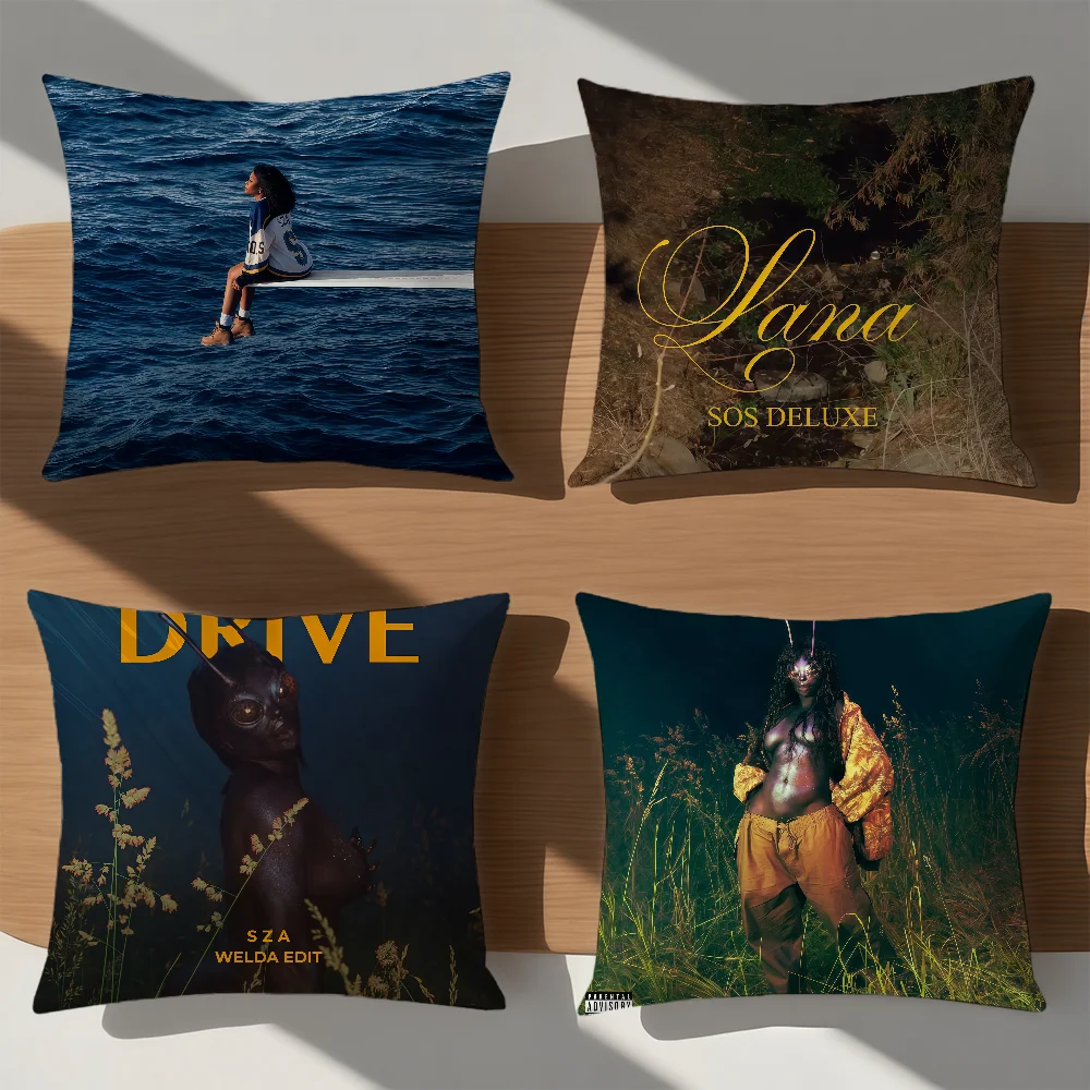 S-SZA cushion cover Fashionable Style pillowcase Comfortable sofa Bedroom Personalized Singer Decoration