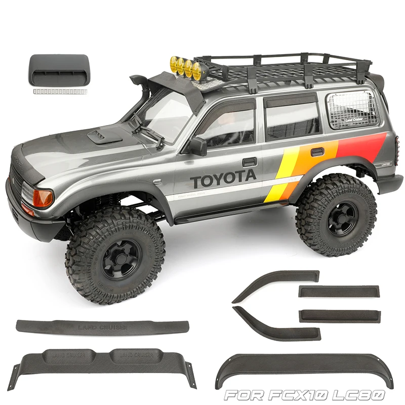 

Hood Air Inlet Sun Visor Rain or Shine Shield Front Sand Shield for 1/10 RC Crawler Car Traxxas FMS FCX10 LC80 DIY Upgrade Parts