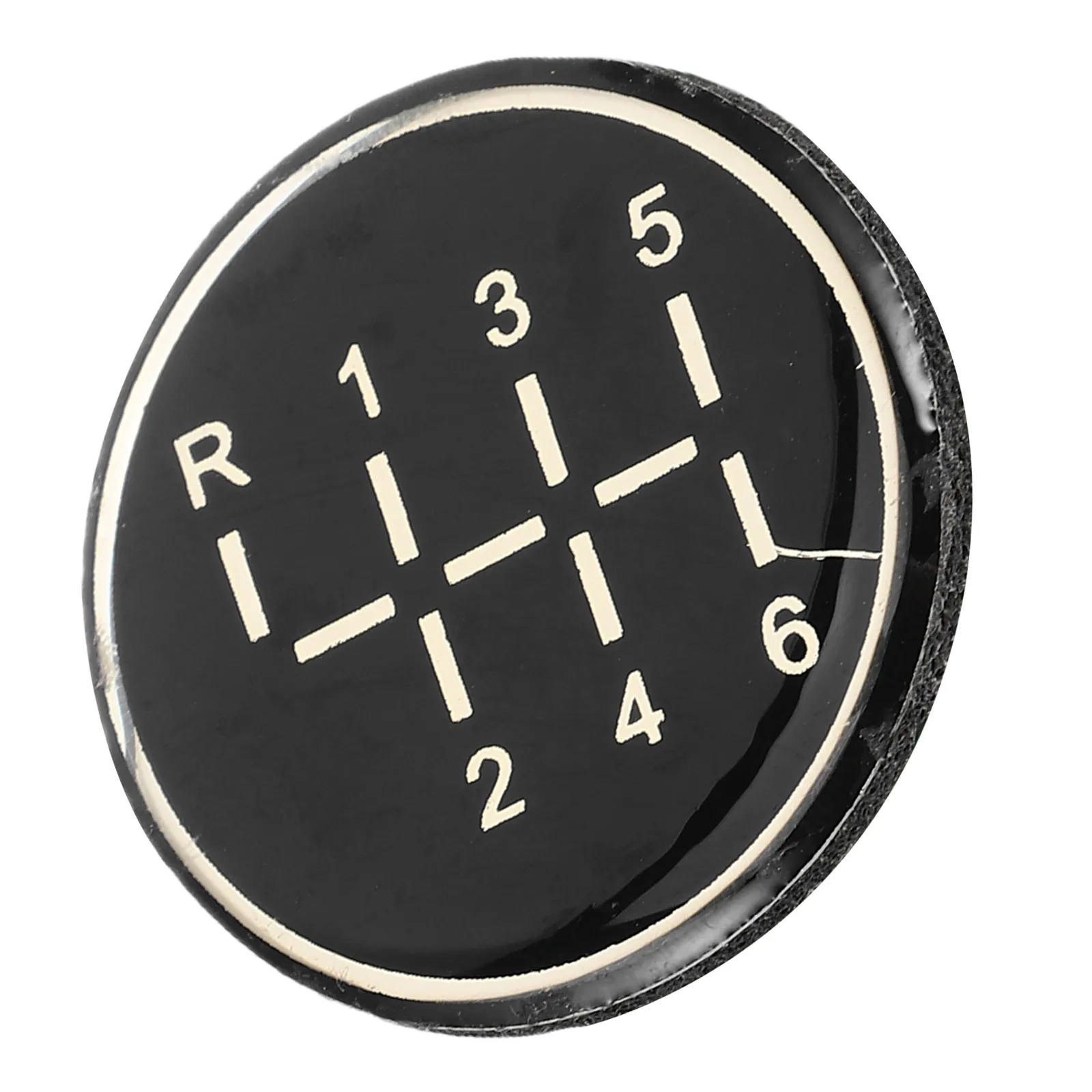 Automotive Manual Gear Shifting Knob Sticker Universal Fit High Definition Material Secure Adhesion for 6-Speed Car Truck