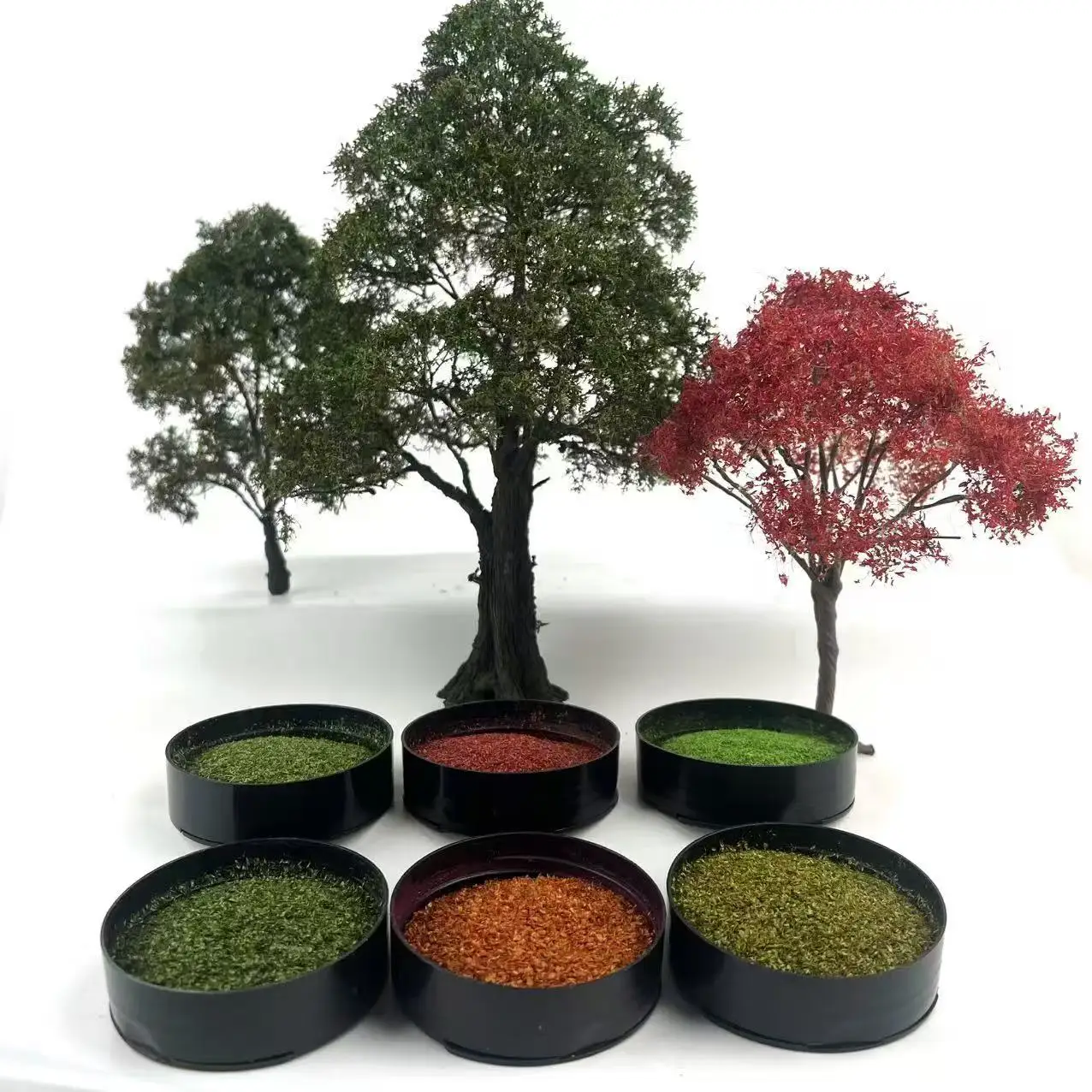 100ml/box Simulation Tree Foliage Model Scene Material for DIY Tree Leaves Diorama Dollhouse Decor Micro Landscape Hobby Craft