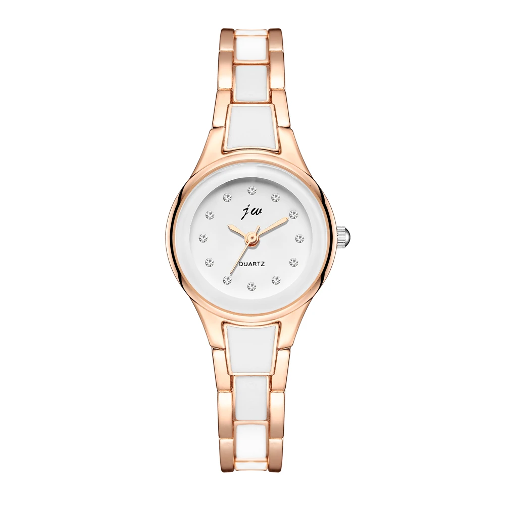 Fashion Elegant Rose gold Steel women quartz bracelet watch