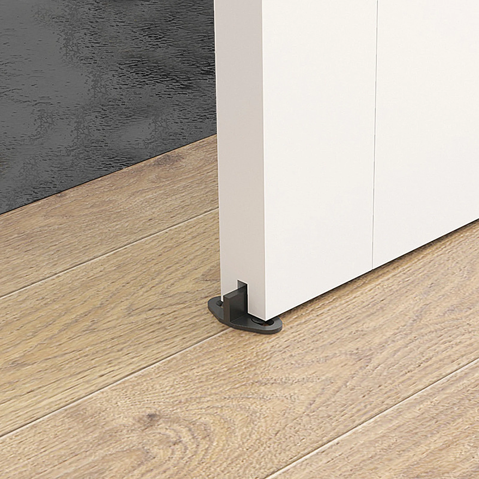 

Sliding Floor Guide Barn Door Hardware Bottom Track Guides Stops Anti Swing Device Sliding Door Accessories Stop