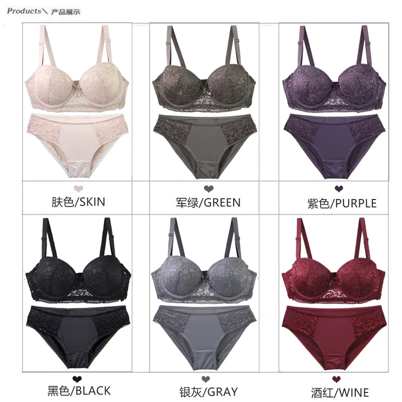 2025 nuevo sujetador con aros de punto Floral para mujer correas ajustables encaje Copa BC ropa interior Push Up minimizador lencería acolchada