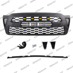 Front Grille Matte Black Grill Hood Grill Fit For TOYOTA TACOMA 2005-2011(Only fit for North American version)
