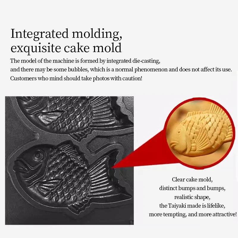 ماكينة صنع المافن تاياكي الغازية ذات 12 شبكة من الفطائر التجارية على شكل سمكة شاوبينج (كعكة خبز في الشواية) ماكينة الوجبات الخفيفة في الشوارع