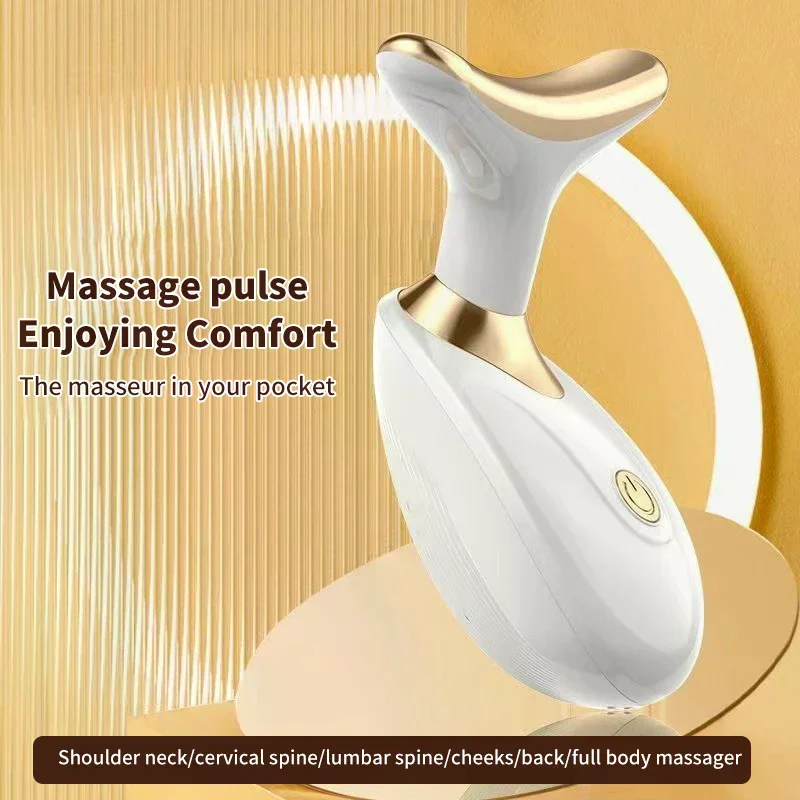 الرقبة أجهزة شد الوجه العلاج شد الجلد المضادة للتجاعيد LED الفوتون الرقبة مدلك الخامس الوجه رفع تقليل الذقن المزدوجة العناية بالوجه #2