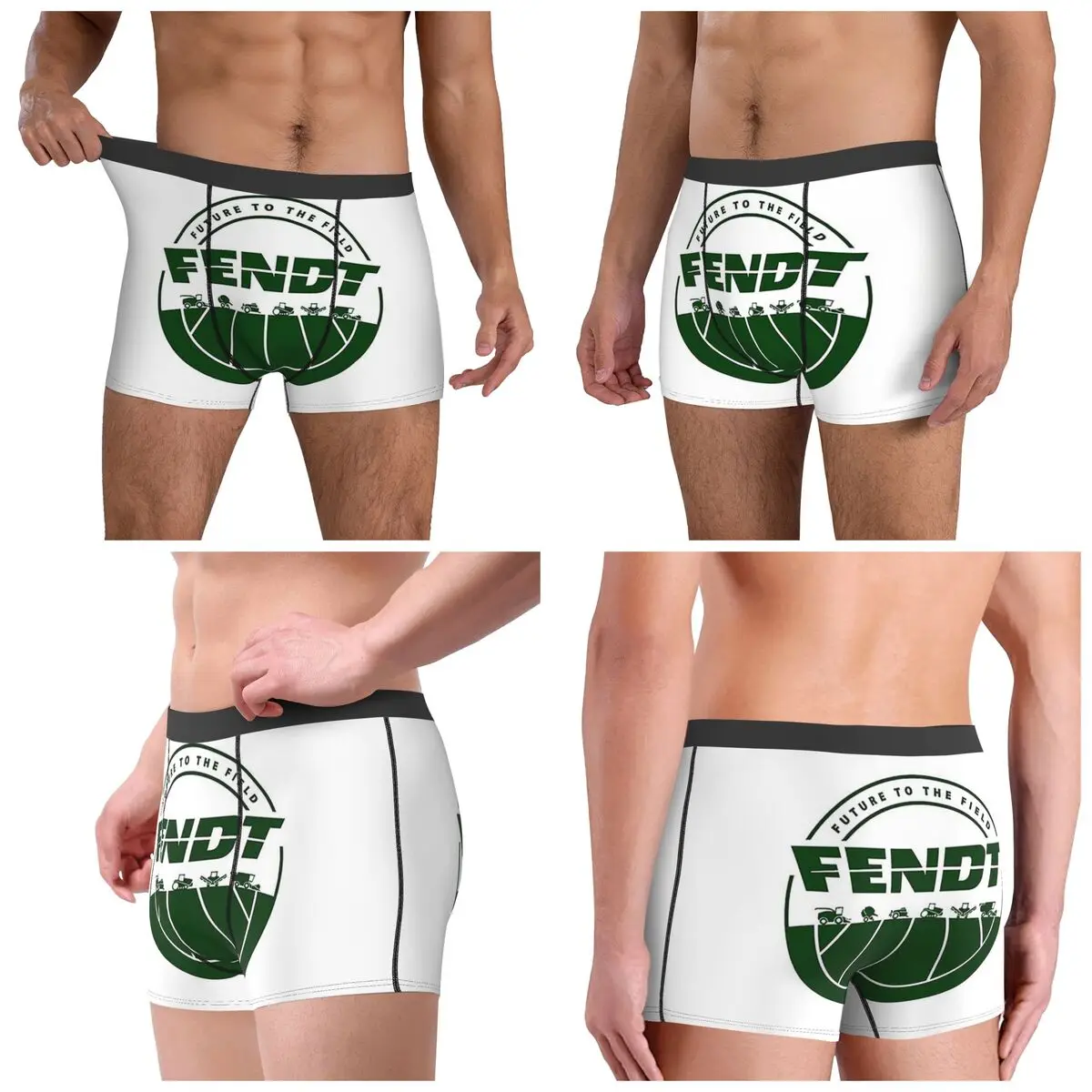 Boxer Underpants Shorts Future To Field Fendt Panties Men's Comfortable Underwear for Homme Man Boyfriend Gifts