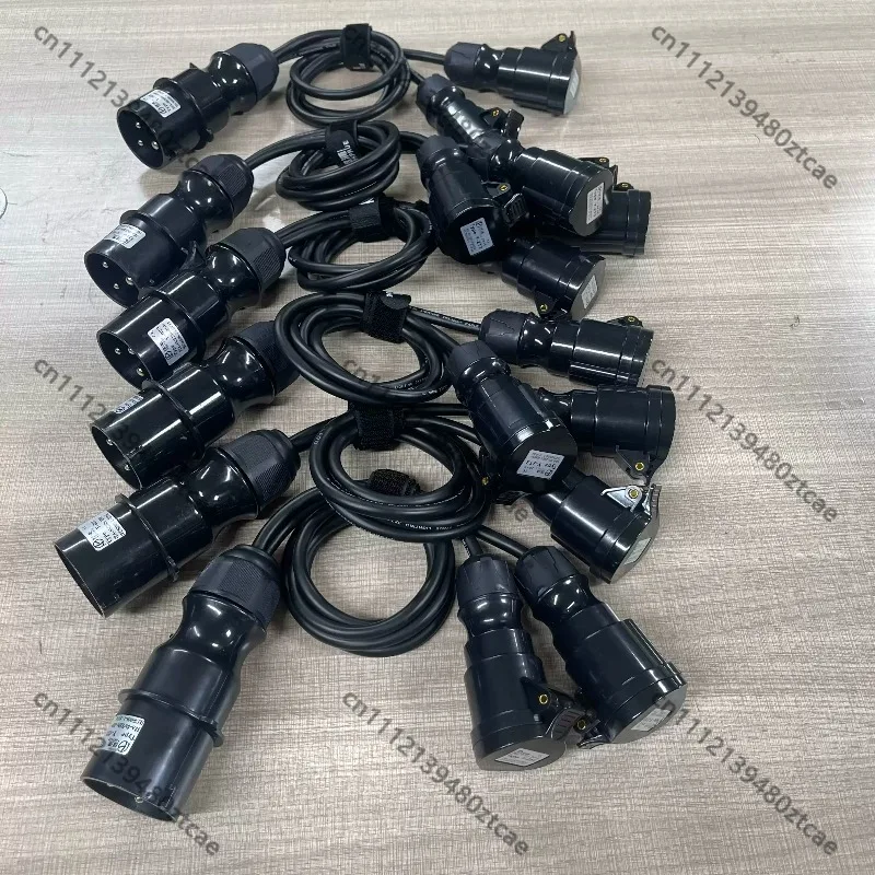32A 3 Pin to 16A 3 Pin 1 In 2 Out Power Cable, Connection Daisy Chain Cord, Power Cord for Stage Lighting