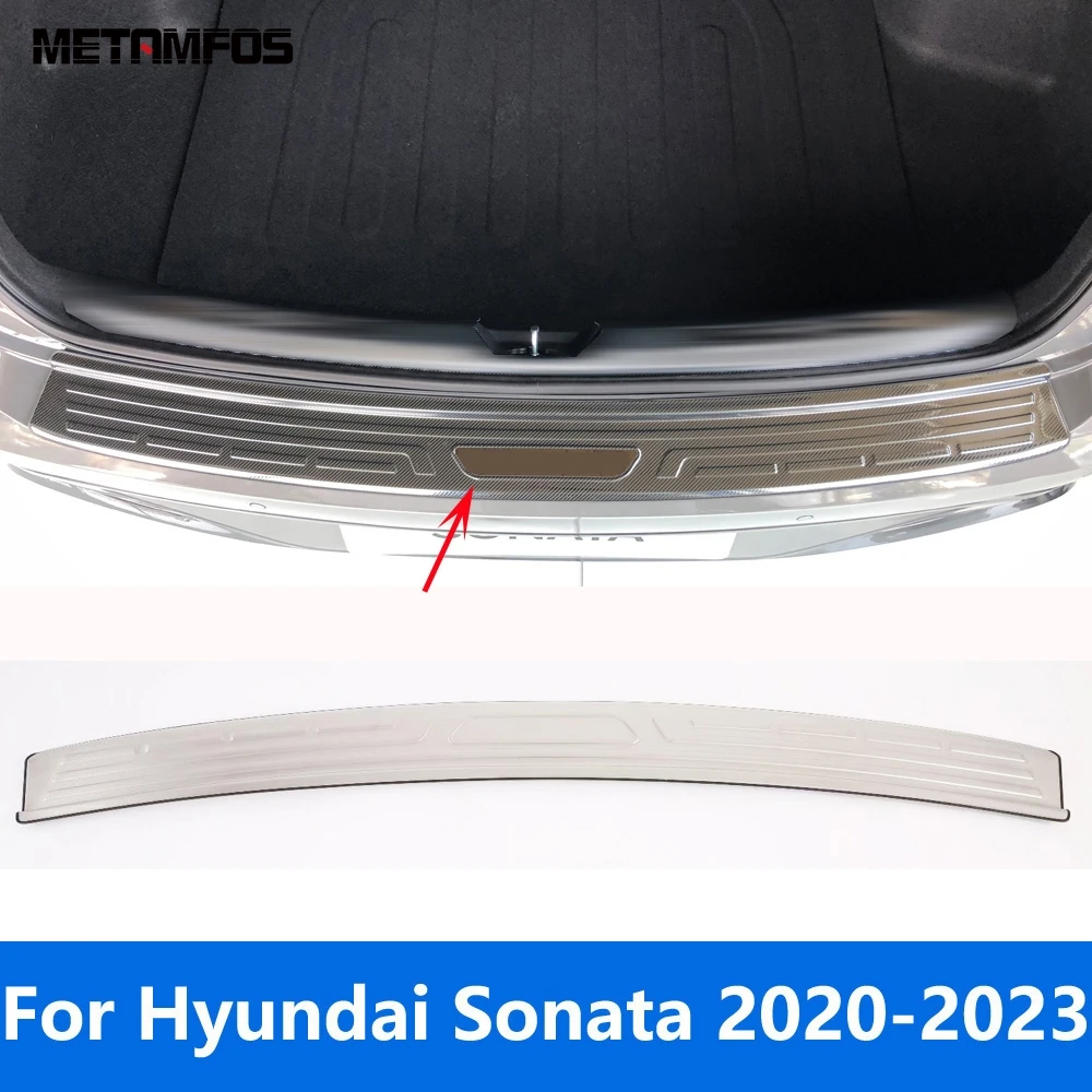 

Автомобильные аксессуары для Hyundai Sonata 2020 2021 2022 2023, внешний задний багажник, бампер, накладка на порог, защитная пластина