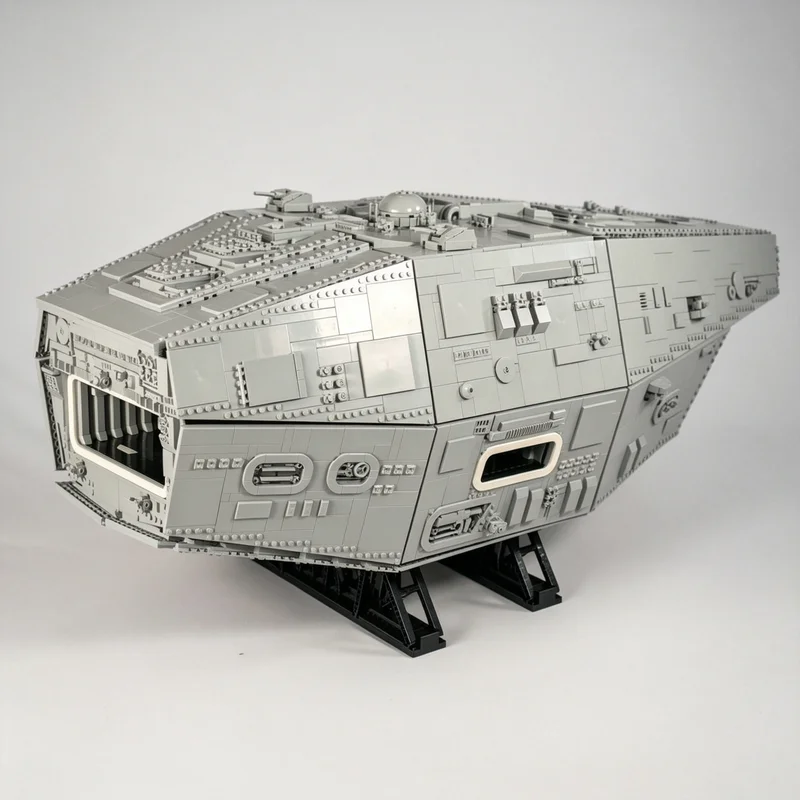 14246PCS MOC Escort Carrier Space Vessel Model Building Blocks DIY Assembly Gifts for Adults Collection Desktop