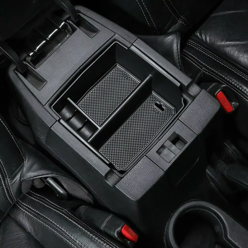 Armrest Storage Box Center Console Organizer Insert Tray for Jeep Wrangler JK 2011-2017 Car Interior Accessories Black