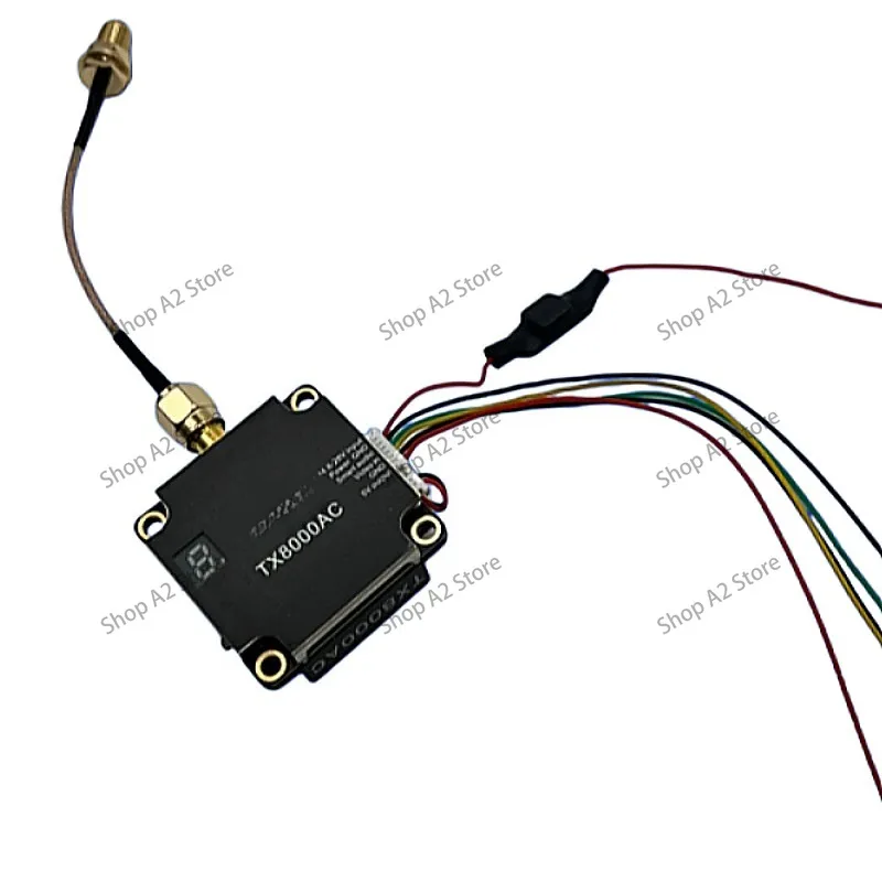 5.8G drone image transmission TX8000AC 8W high power VTX transmitter signal stability
