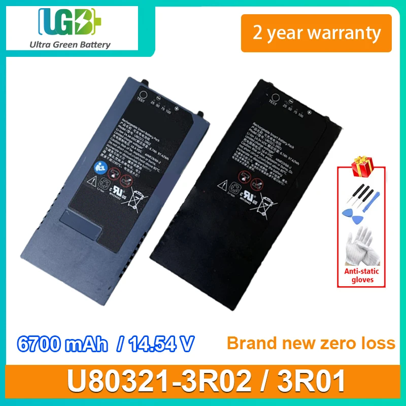 UGB 휴대용 컬러 초음파 배터리, GE U80321-3R02 U80321-3R01, U80321-3R02 3R01 배터리, 97.42Wh, 6700mAh, 14.54V, 신제품