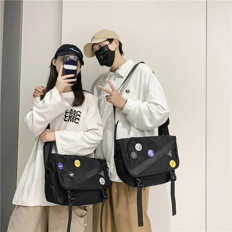 

Couple Workwear Bag, Japanese and Korean Street Shoulder Bag, Hip Hop Bag