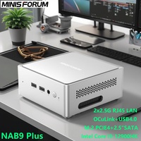 Minisforum Intel Core i9-12900HK Gamer Mini PC NAB9 plus 14 Core Oculink USB4 2x2.5G RJ45 WiFi6E Windows 11 Desktop Computer