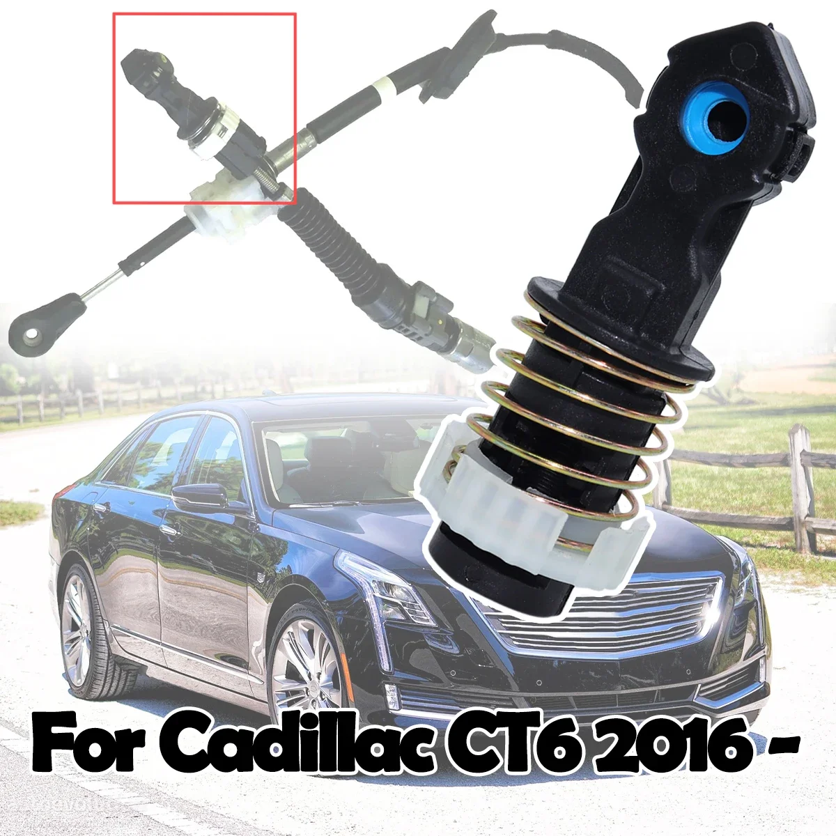 Automatic Transmission Range Selector Lever Cable Gearbox Linkage End Adjuster Connector 23325156 23198843 For Cadillac CT6 2016