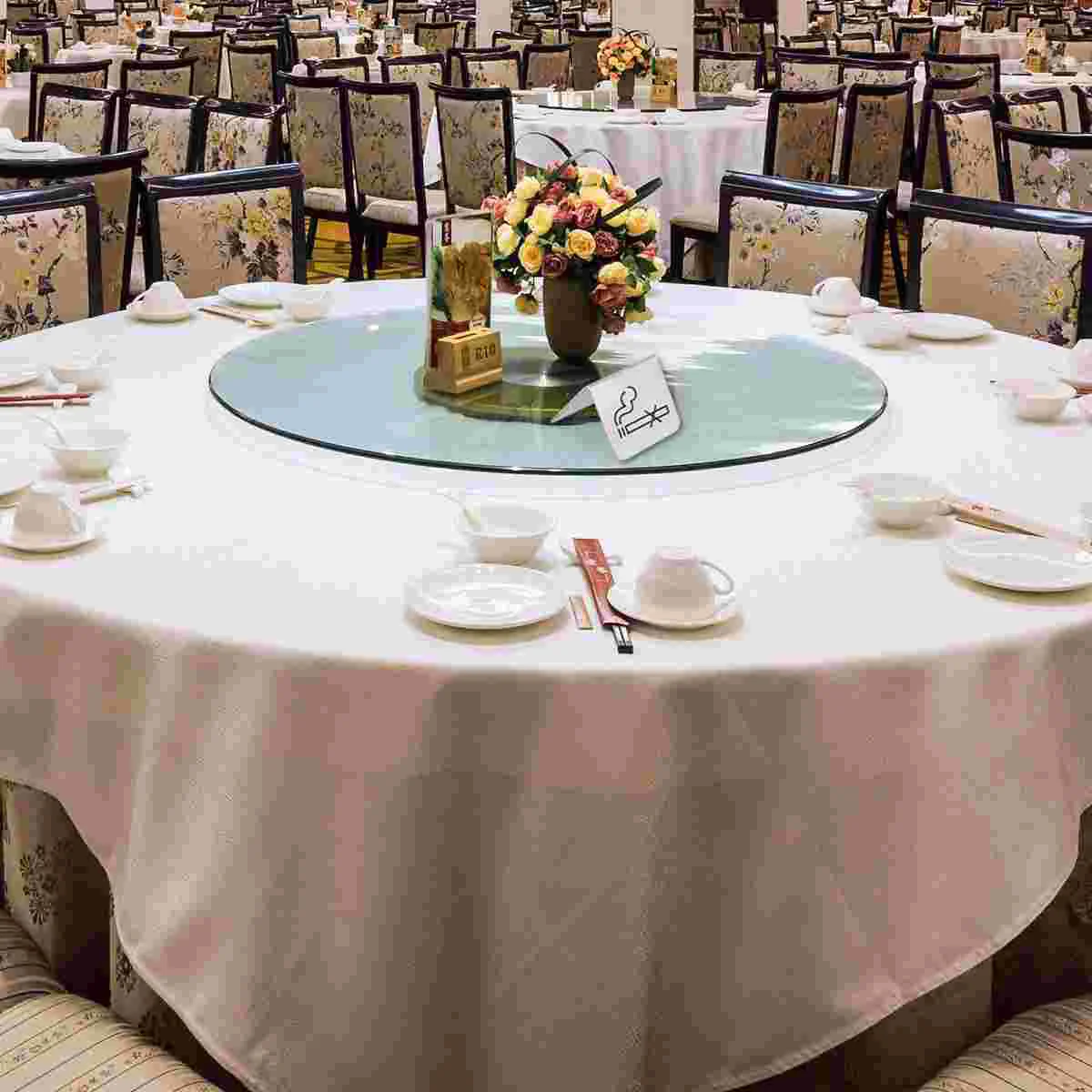 Rust-resistant Sign Desktop No Smoking Double Sided Banquet Table Stainless Steel Tent