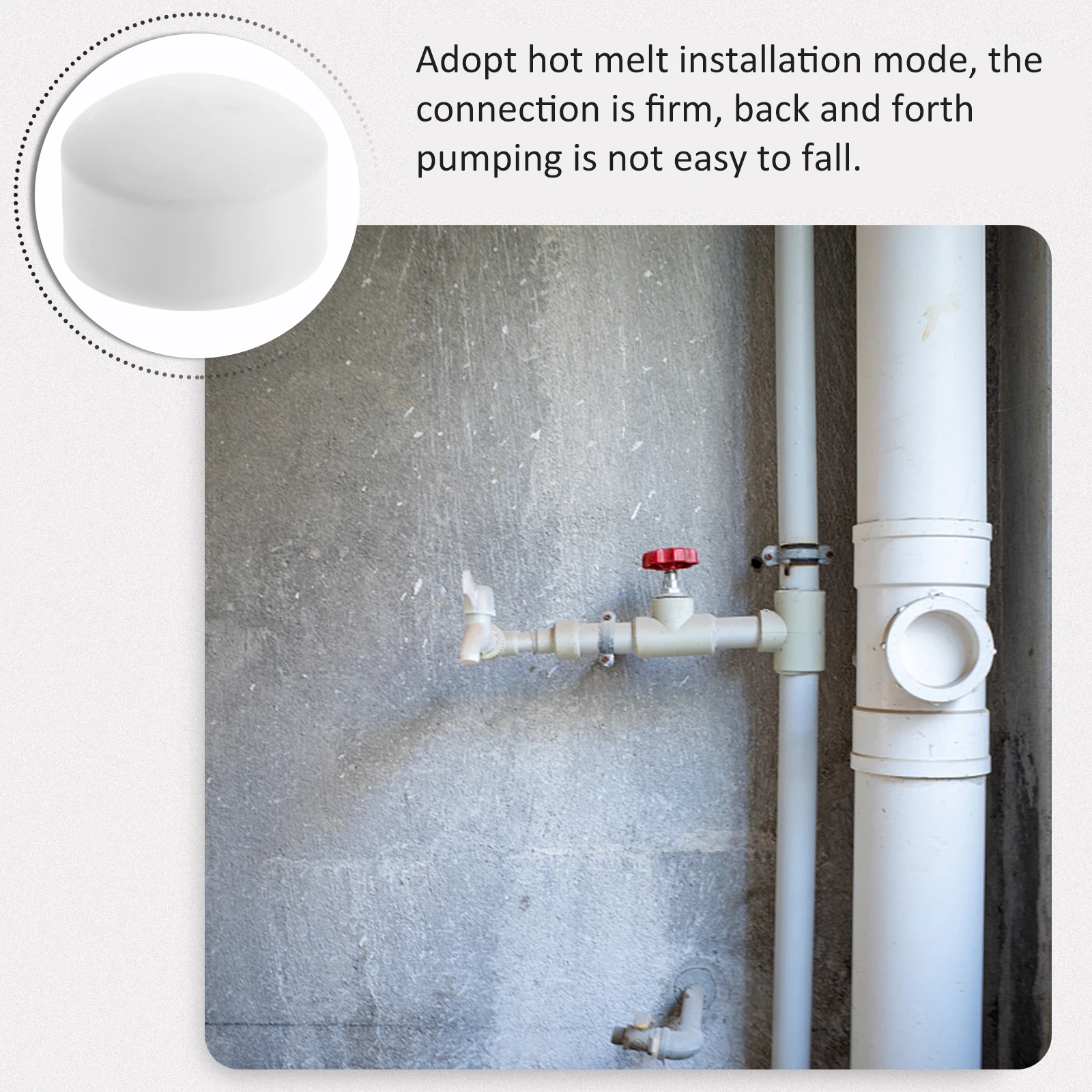 

50 шт. PPR пробка для воды пылезащитный шланг для спринклера зеленая сантехническая уплотнительная заглушка сильная устойчивость к давлению гладкая поверхность