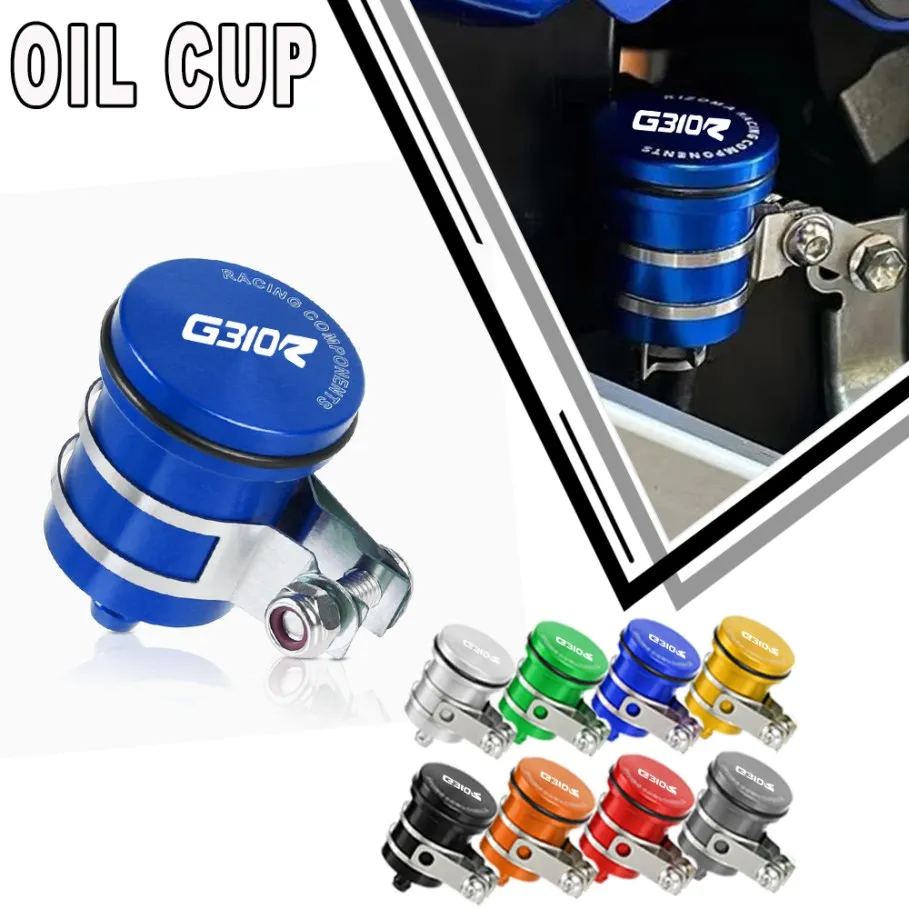 

Motorbike Accessories FOR BMW G310R G 310R G 310 R Universal Motorcycle Brake Fluid Reservoir Clutch Tank Oil Fluid Cup CNC Part