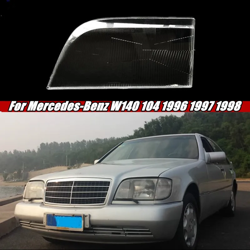 

Car Headlight Cover Lens Transparent Lampshade Lamp Shell Headlamp Cover For Mercedes-Benz W140 1994 1995 1996 1997 1998