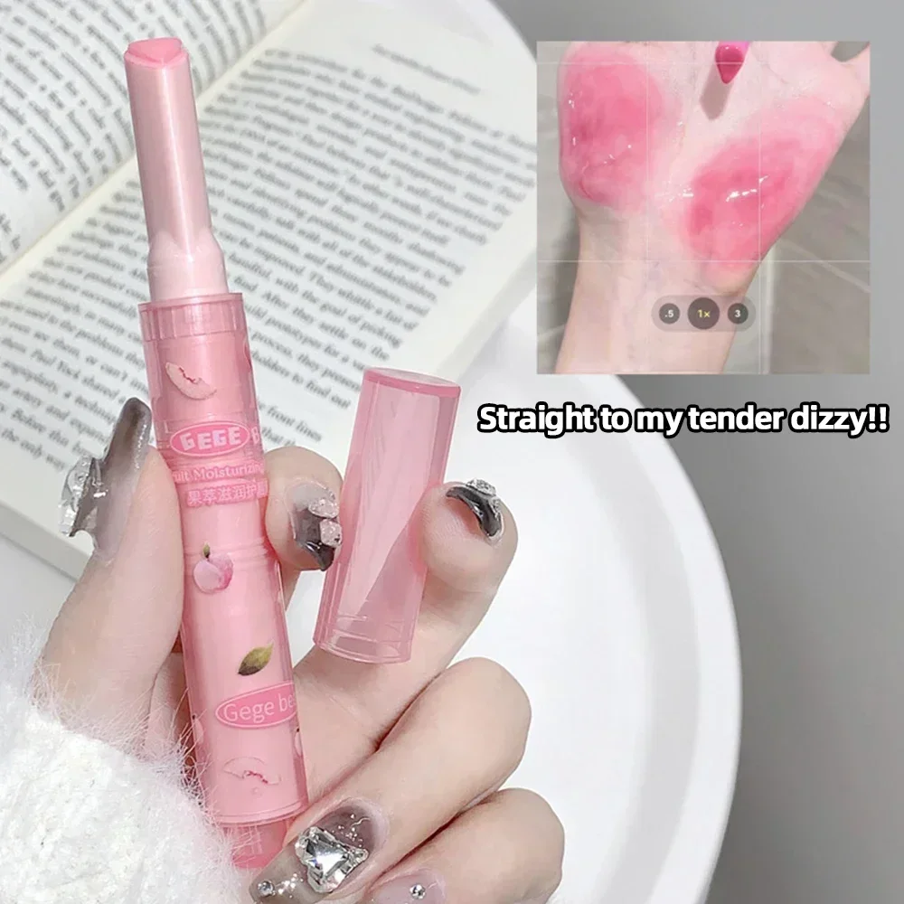 Waterproof Clear Jelly Heart-shaped Lip Gloss Mirror Water Lipstick Lasting Moisturising Lipstick Pen Korean Makeup Cosmetics