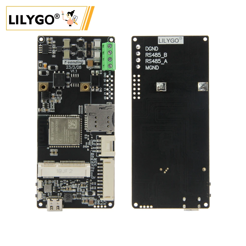 LILYGO® T-Vending ESP32-S3 płytka prototypowa IOT zintegrowany interfejs WiFi Bluetooth RS485 PCIe obsługuje T-PCIE moduły SIM Serie
