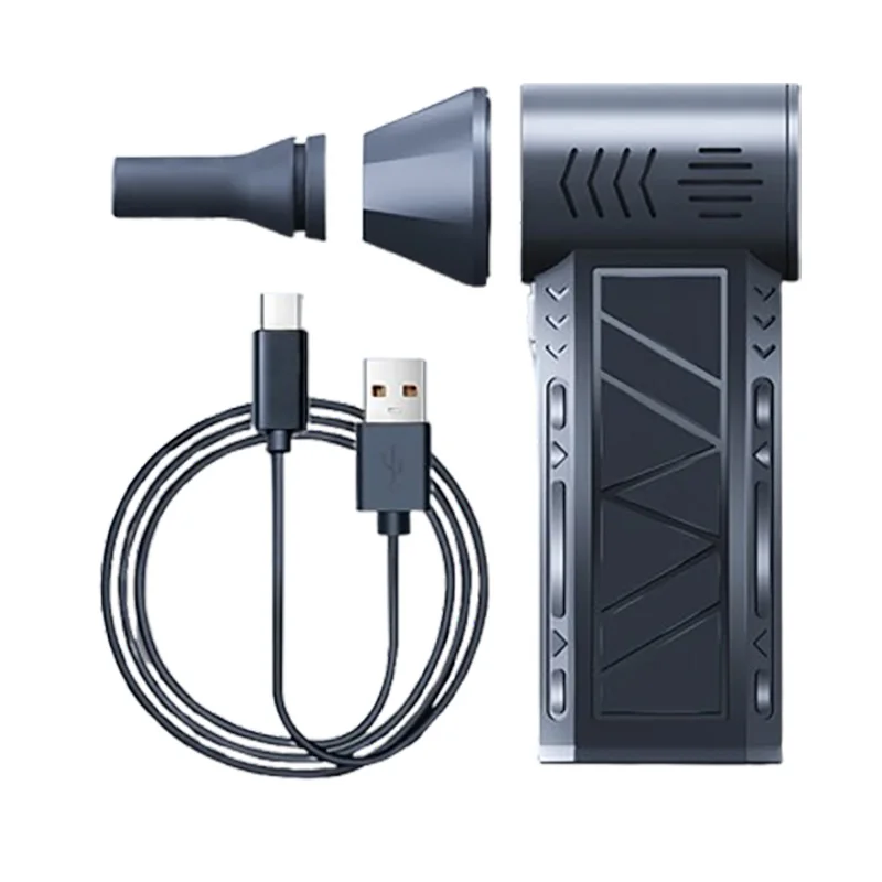 Handheld Mini Powerful Cordless DC Motor Fan with 4 Hours Battery Life for Outdoor and Automotive Care