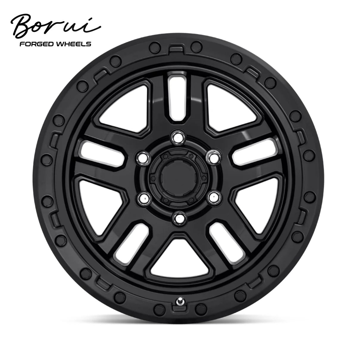 Borui Forged Wheels High Quality Custom Forged For Toyota Landcruiser Car Alloy Rims Luxury Design New Condition Matte Black