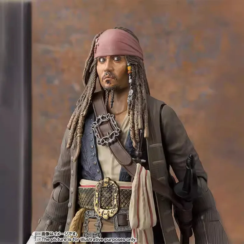 Pirates Of The Caribbean 5 Jack Sparrow Johnny Depp Dead Men Tell No Tales Articulated Boxed Action Figure For Adult Collectors - view 3