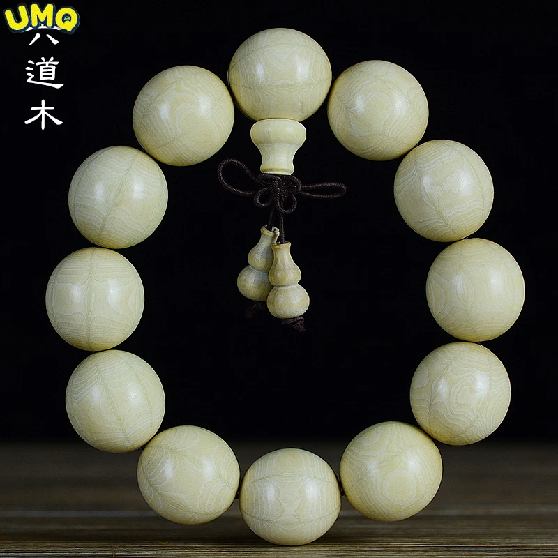 

Wutai Liudaogu String 20 Dragon Wood Buddha Bracelet for Men and Women Couples Fashion Personality Simple Cultural Ornaments