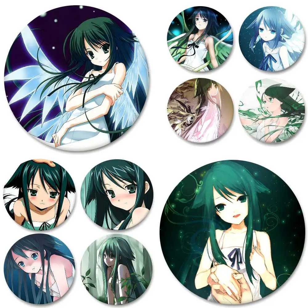Horror Animation The Song Of Saya Round Badge Lapel Pin Backpack Clothing Jewelry Accessories Gift Brooch