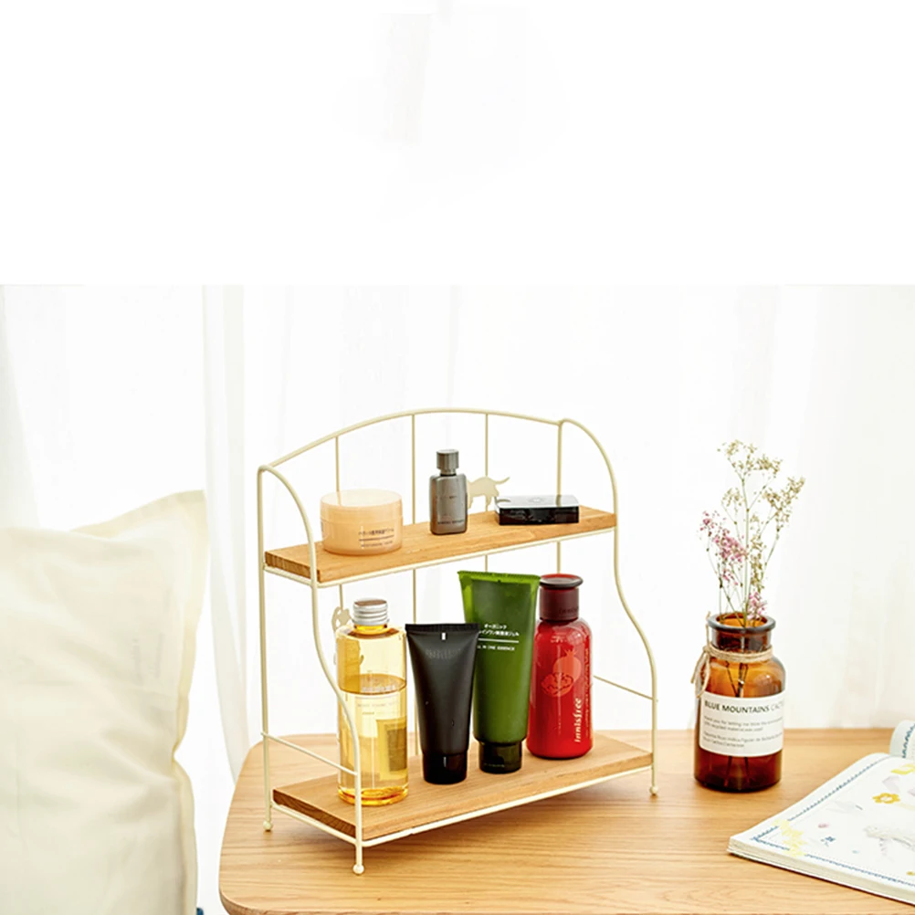 

Cat Storage Rack Adorable Shelf Japanese-style Desktop Organizer Wooden