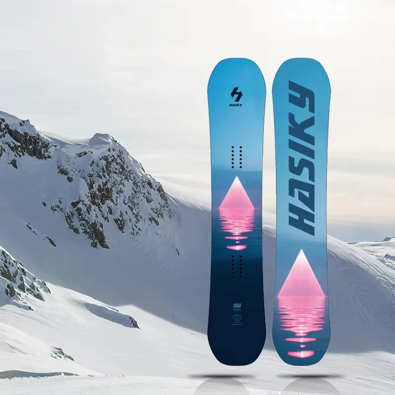 

Customized Hasiky All Mountain Twin Tip Snowboards for Kids Laminated Wood Profile Winter Season Sandwich Construction