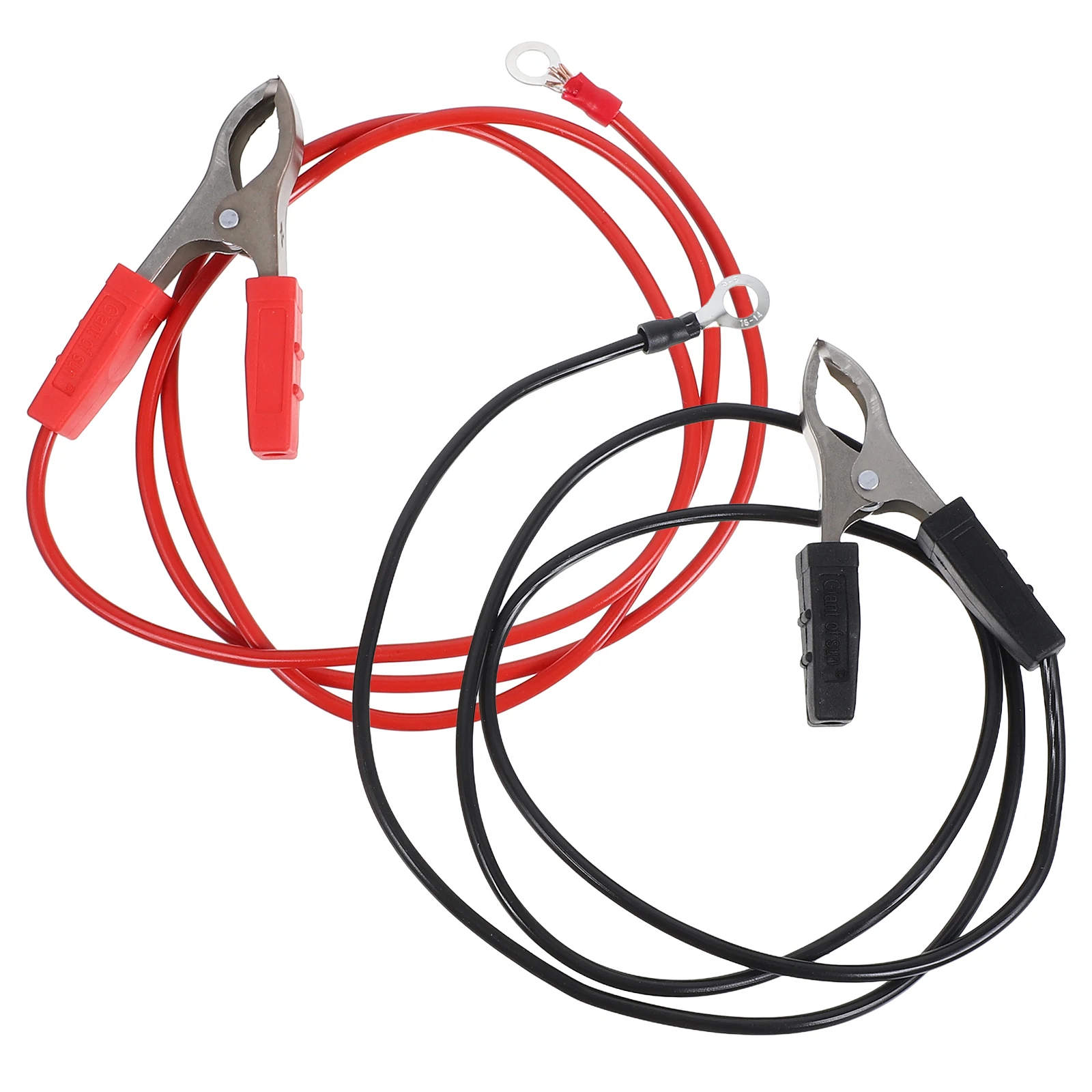 

2PCS Solar Fence Clips Durable Jumper Cables Leads Portable Car Travel Emergency Starter Clamps Wire Connection Reliable