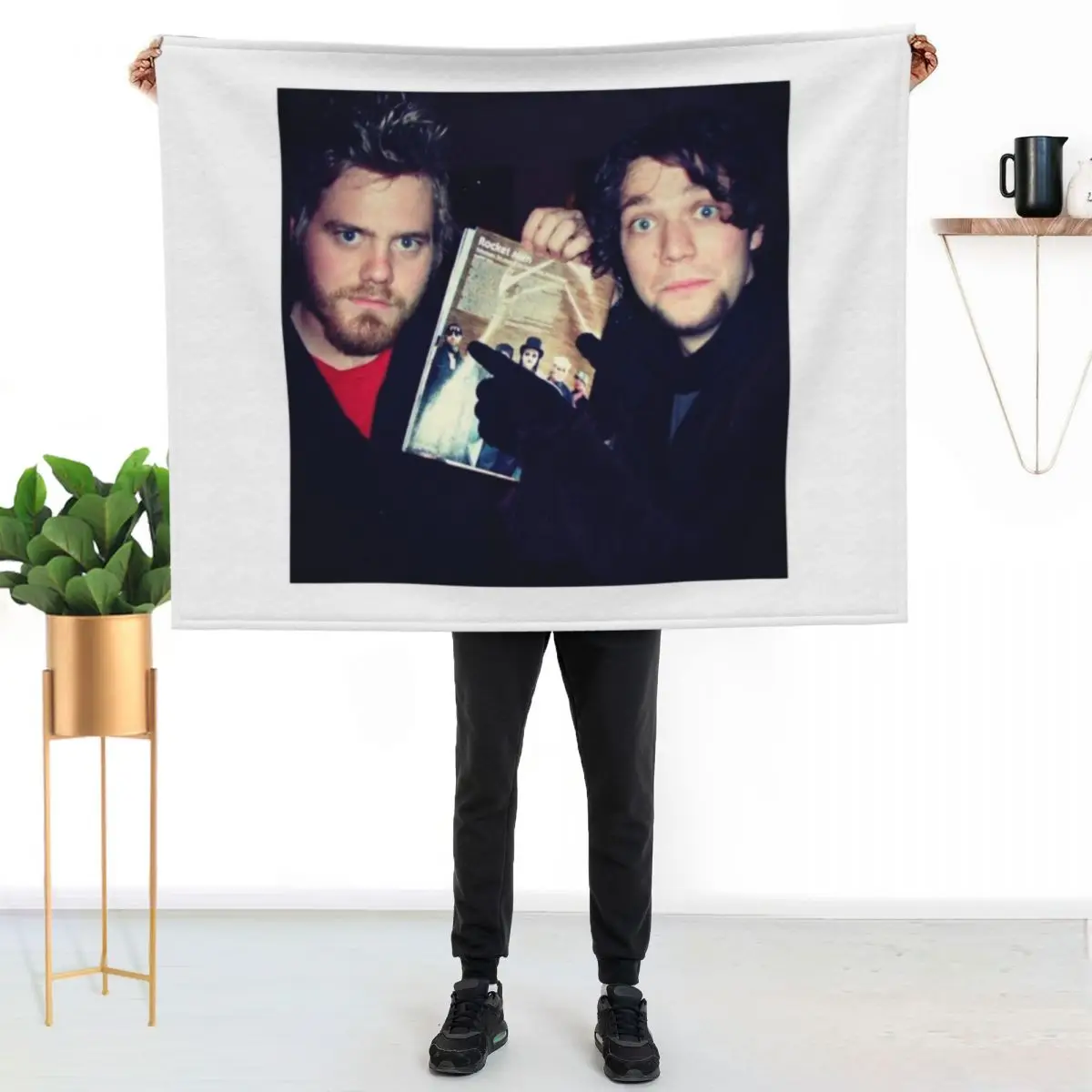 

Bam And Ryan jackass Throw Blanket Color Fast Cozy Throw Blanket