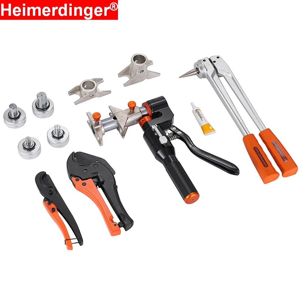 

Tube Expander Tube Swaging Tool Kit and Pipe connection hydraulic slider,with Progress Crimpers Pressing Pliers