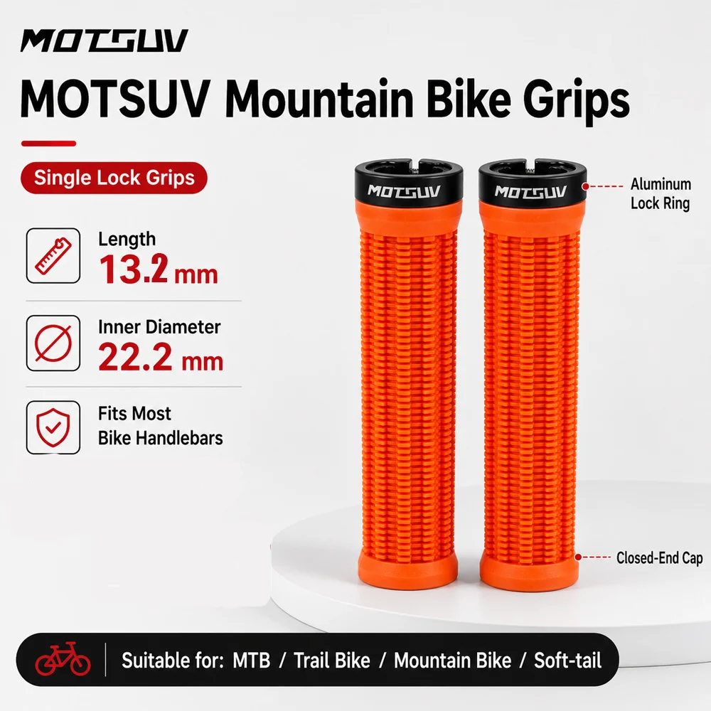 Mountainbike-Griffabdeckung, Universal-Griffabdeckung für BMX-Fahrräder, ultraleicht, rutschfest, universell passend. – Detail 10