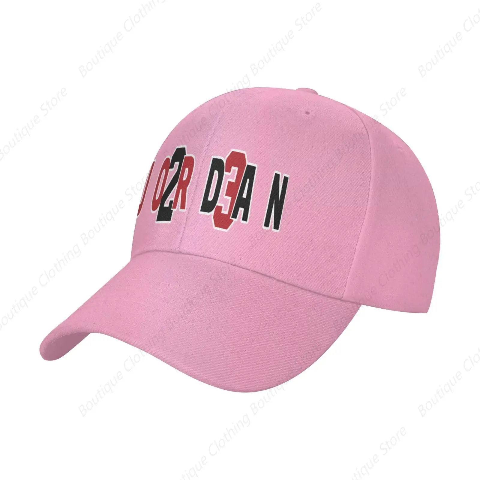 Basketball Fans 23 Jordan Fashion Adjustable Baseball Caps Dad Hats Gift for Men Women Pink