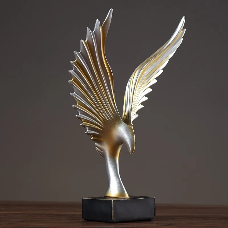 Living Room Entrance Desk Dapeng Spreading Wings TV Cabinet Home Wine Cabinet Decoration Eagle Ornament Craft Handmade