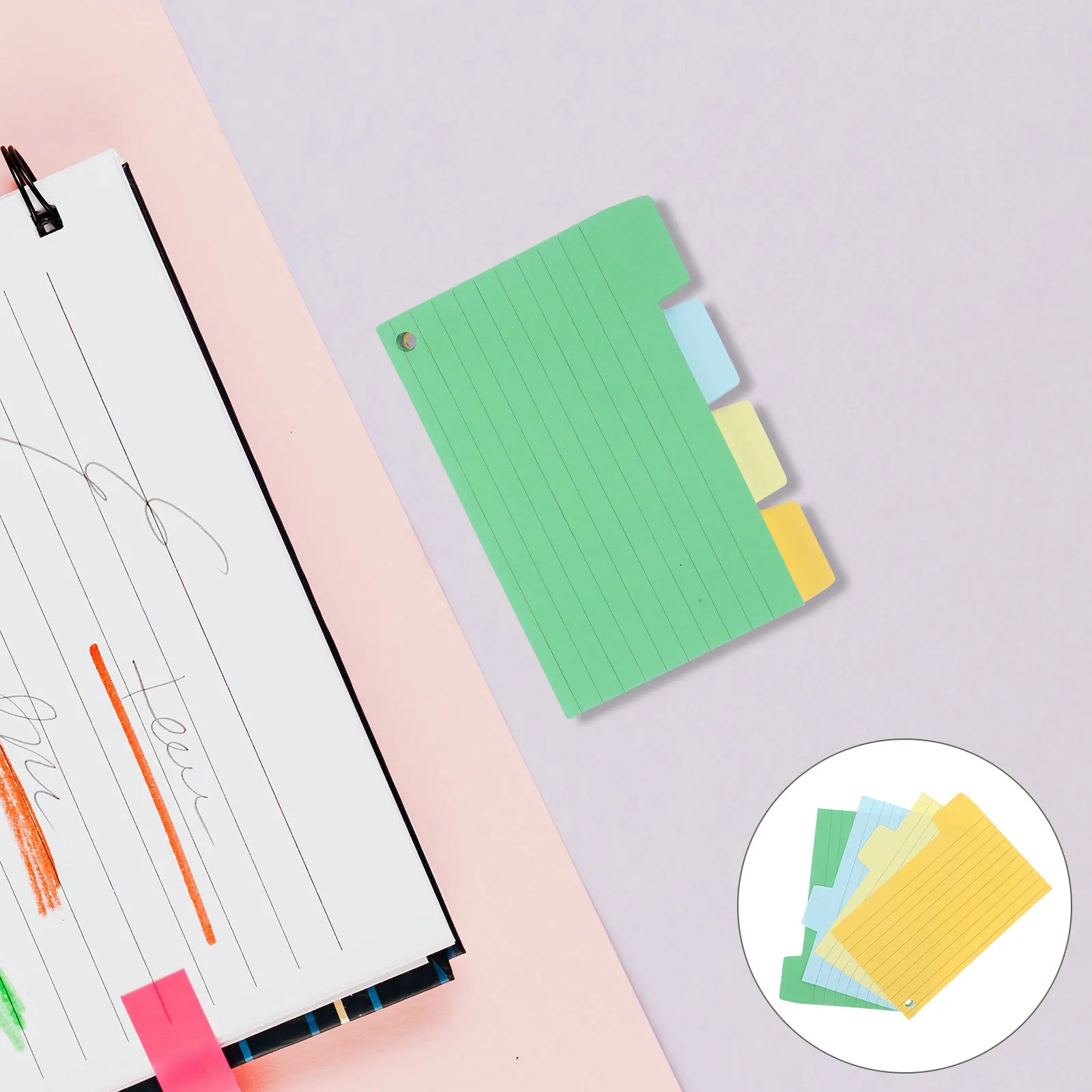 100 Sheets Portable Memo Pads Index Note Paper for Office Study Planning Small Writing Pads Paper Study Cards Practical Memo Pad