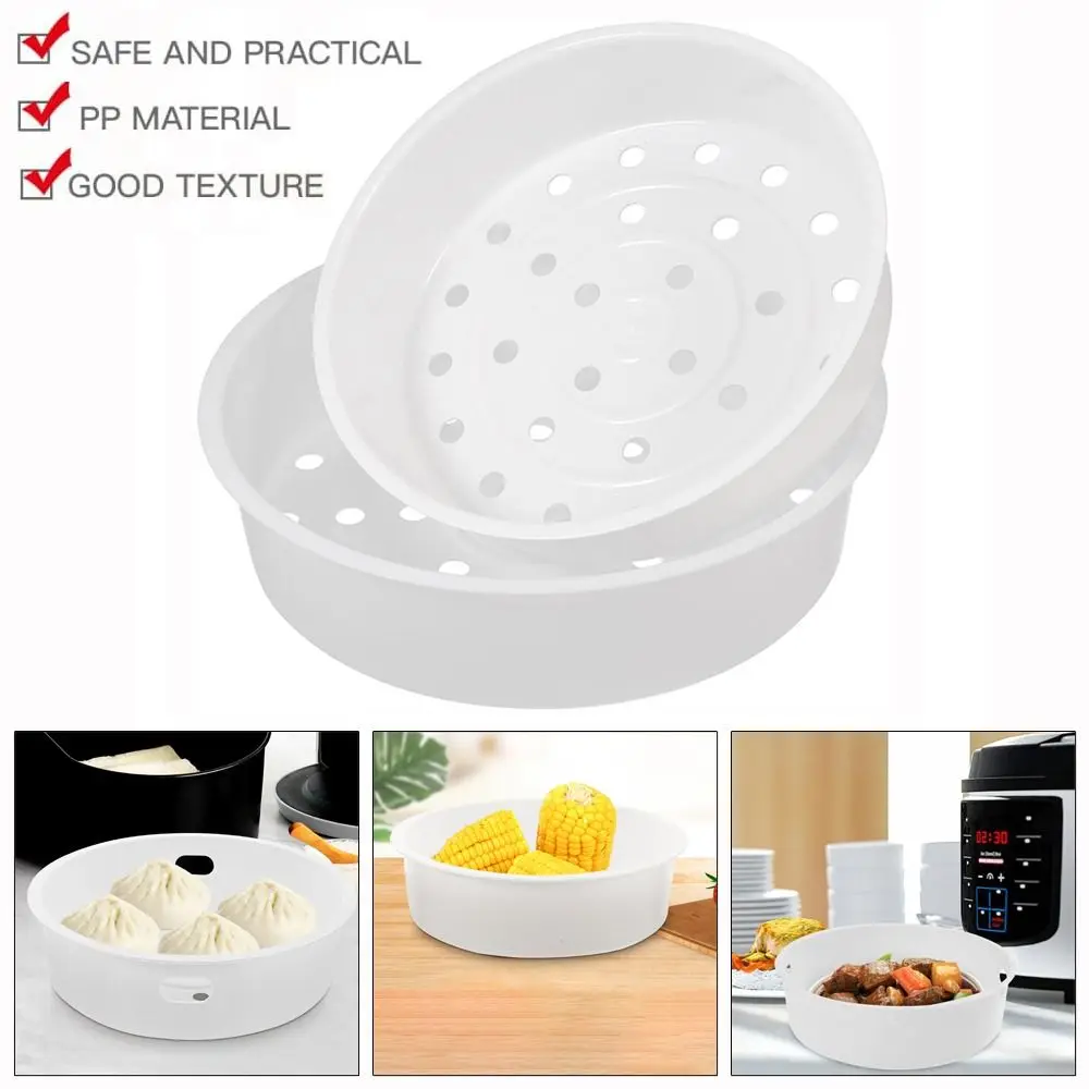 Practical Universal Electric Rice Cooker Steamer Plastic Multipurpose Steaming Rack Pot Steaming Tray Food