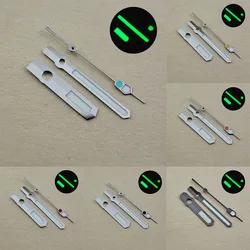 NH35 Hands NH36 Hands Green Luminous Watch Pointer Silvery Pins Watch Accessories Suitable For NH35 NH36 Movement