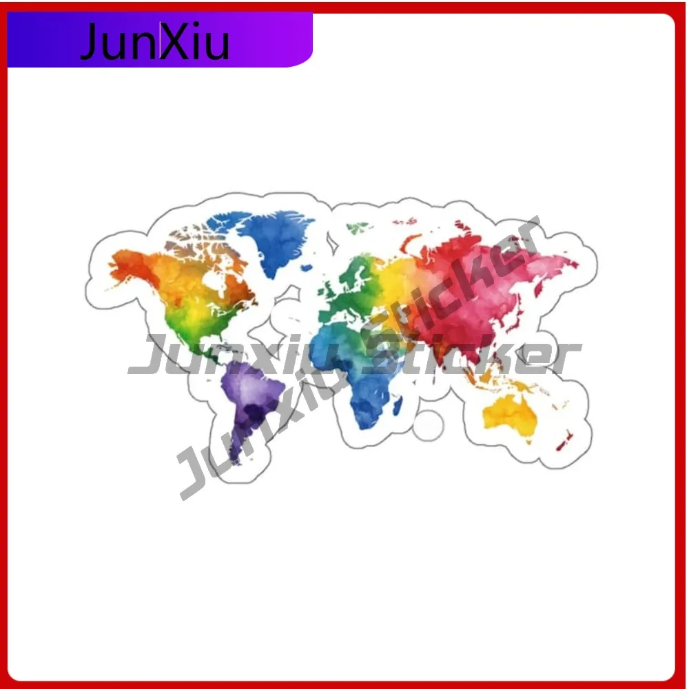 

Globetrotter Travel Map Sticker Cover Scratches Decoration Adventure Waterproof Decal Car Laptop Trolley Case Motorcycle Helmet