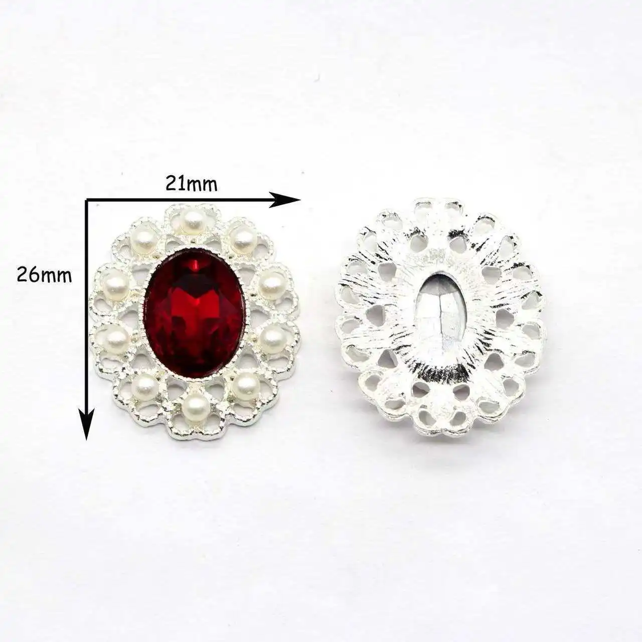 5 قطعة OFXSHIP 26*21 مللي متر الجوف خارج الخياطة اكسسوارات DIY بها بنفسك الملابس إكسسوارات الشعر أحذية ملابس رقص اكسسوارات #2