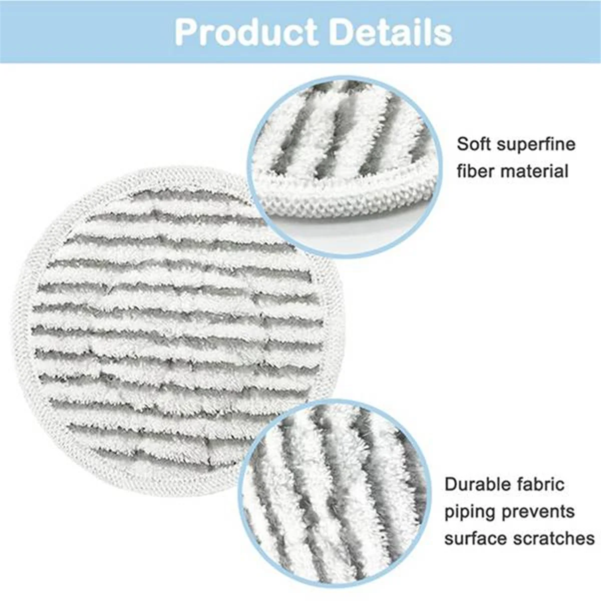 ใหม่ 15PCS Mop ผ้าชุดสําหรับ S7000AMZ S7001 S6002EU T2 ไฟฟ้า Steam Mop ผ้าอุปกรณ์เสริมอะไหล่